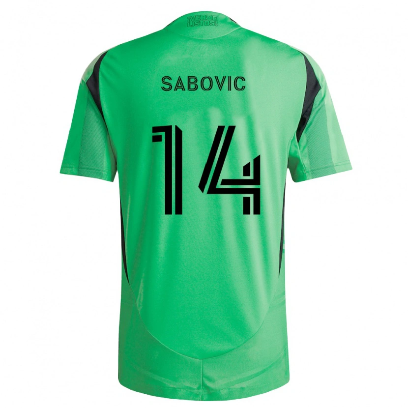 Danxen Dámské Besard Šabović #14 Smaragdově Zelená Černá Domů Hráčské Dresy 2026/27 Dres