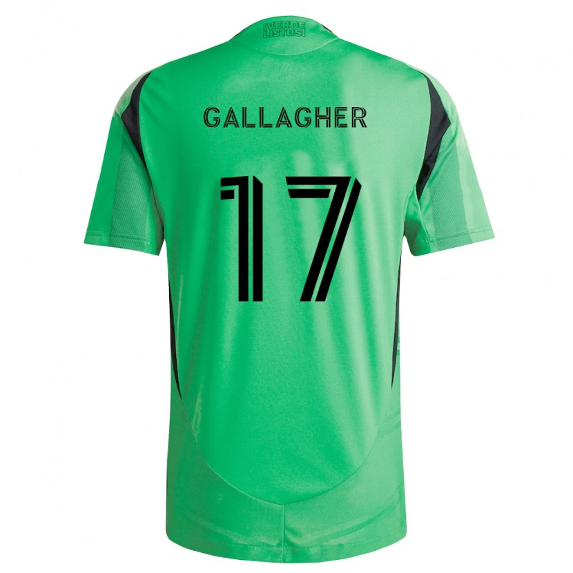 Danxen Dámské Jon Gallagher #17 Smaragdově Zelená Černá Domů Hráčské Dresy 2026/27 Dres