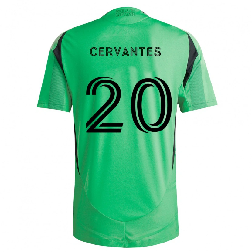 Danxen Dámské Aaron Cervantes #20 Smaragdově Zelená Černá Domů Hráčské Dresy 2026/27 Dres