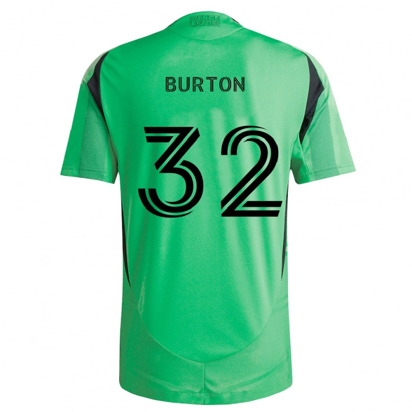 Danxen Dámské Micah Burton #32 Smaragdově Zelená Černá Domů Hráčské Dresy 2026/27 Dres