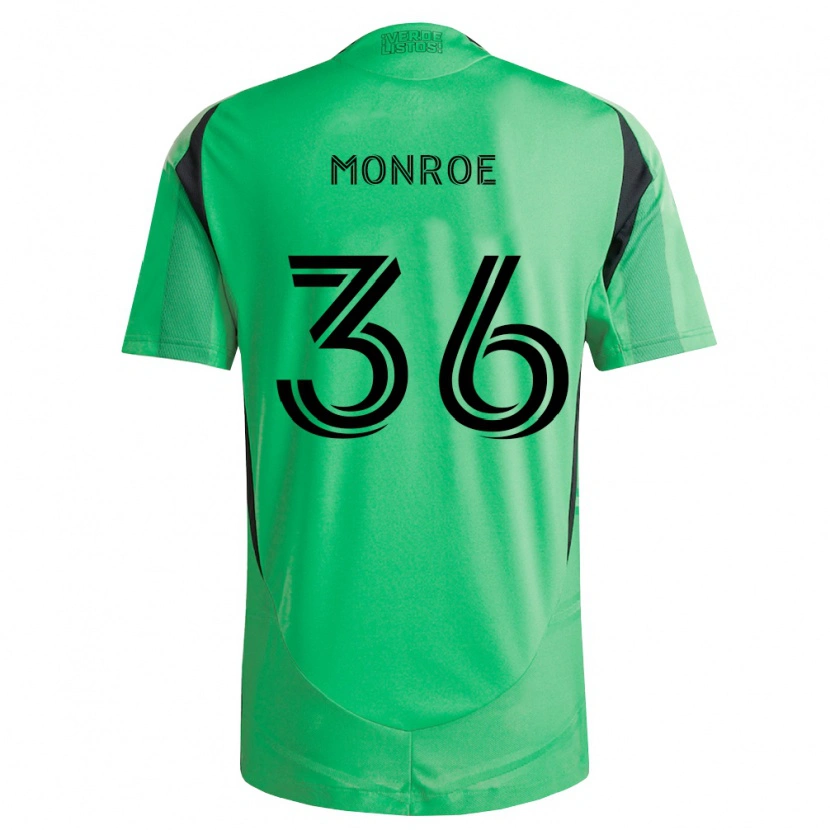 Danxen Dámské Greg Monroe #36 Smaragdově Zelená Černá Domů Hráčské Dresy 2026/27 Dres