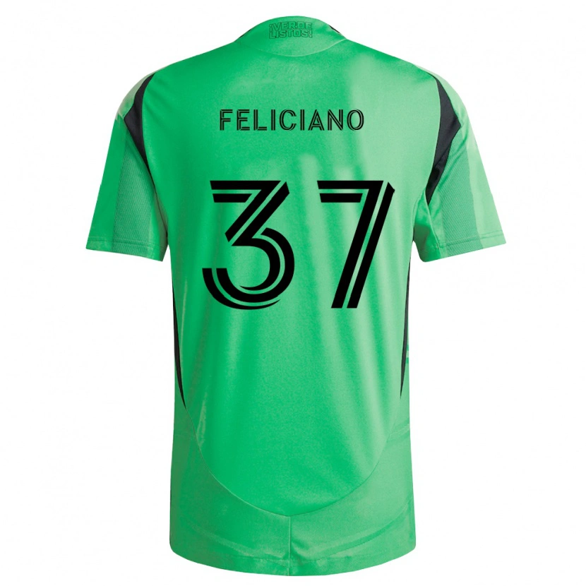 Danxen Dámské Erick Feliciano #37 Smaragdově Zelená Černá Domů Hráčské Dresy 2026/27 Dres