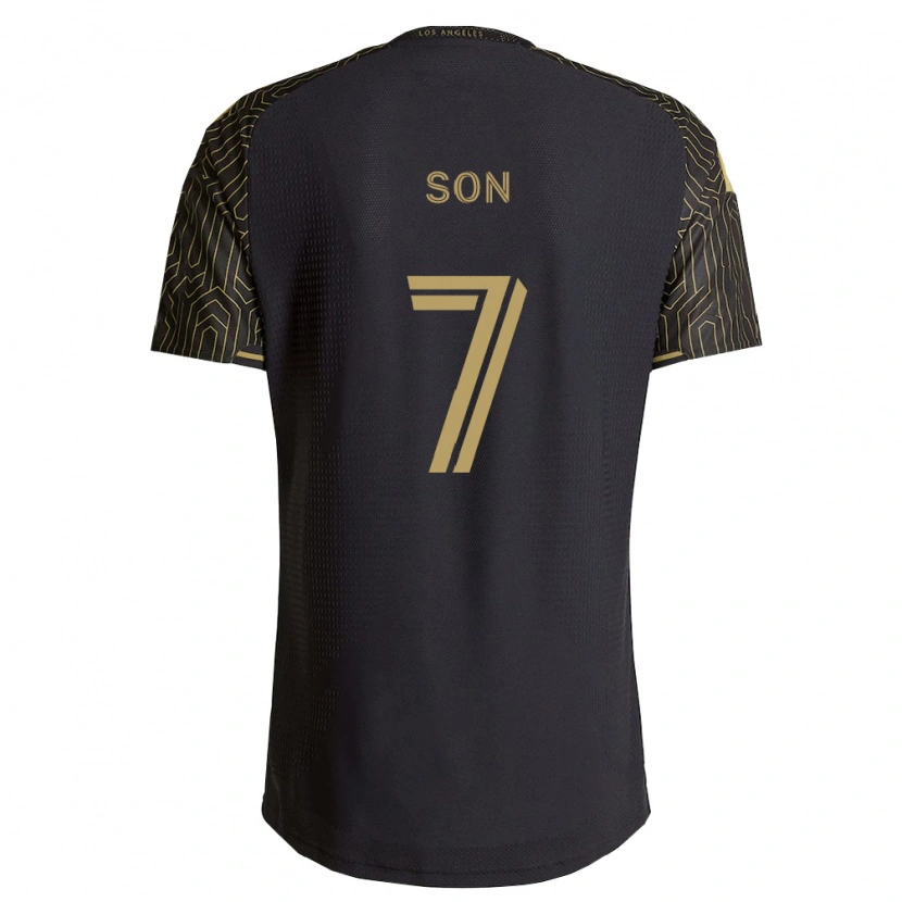 Danxen Dámské Heung-Min Son #7 Hnědá Černá Domů Hráčské Dresy 2026/27 Dres