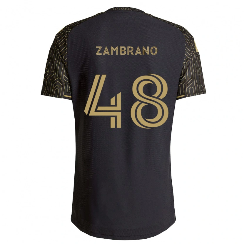 Danxen Dámské Gavin Zambrano #48 Hnědá Černá Domů Hráčské Dresy 2026/27 Dres
