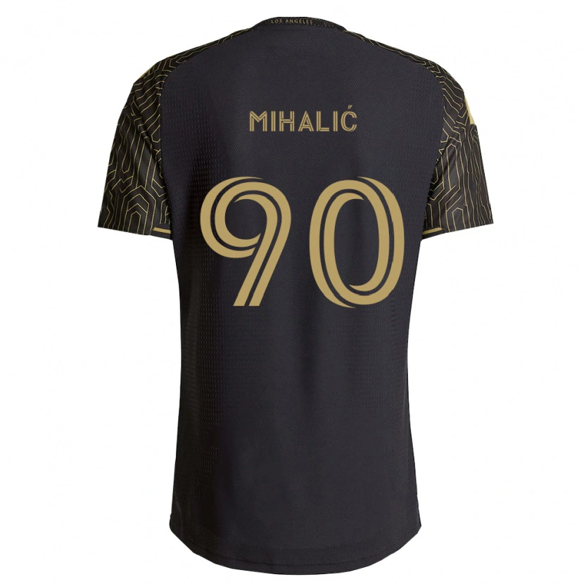 Danxen Dámské Tommy Mihalić #90 Hnědá Černá Domů Hráčské Dresy 2026/27 Dres