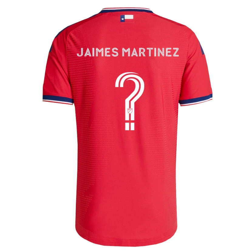 Danxen Dámské David Jaimes Martinez #0 Červená Modrá Bílá Domů Hráčské Dresy 2026/27 Dres