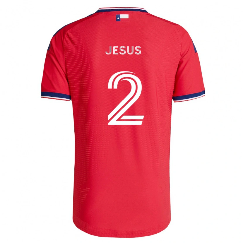 Danxen Dámské Geovane Jesus #2 Červená Modrá Bílá Domů Hráčské Dresy 2026/27 Dres