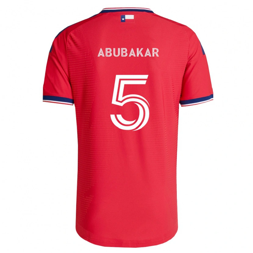 Danxen Dámské Lalas Abubakar #5 Červená Modrá Bílá Domů Hráčské Dresy 2026/27 Dres