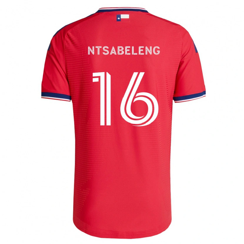 Danxen Dámské Tsiki Ntsabeleng #16 Červená Modrá Bílá Domů Hráčské Dresy 2026/27 Dres