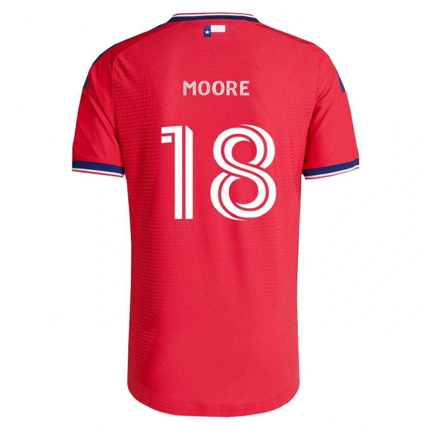 Danxen Dámské Shaq Moore #18 Červená Modrá Bílá Domů Hráčské Dresy 2026/27 Dres