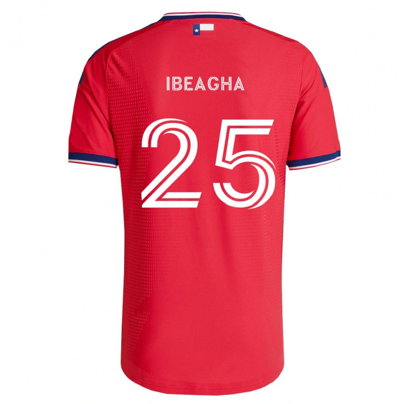 Danxen Dámské Sebastien Ibeagha #25 Červená Modrá Bílá Domů Hráčské Dresy 2026/27 Dres