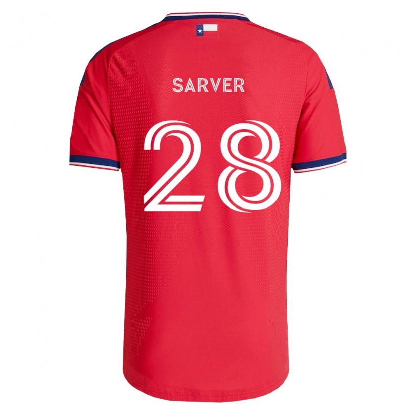 Danxen Dámské Sam Sarver #28 Červená Modrá Bílá Domů Hráčské Dresy 2026/27 Dres