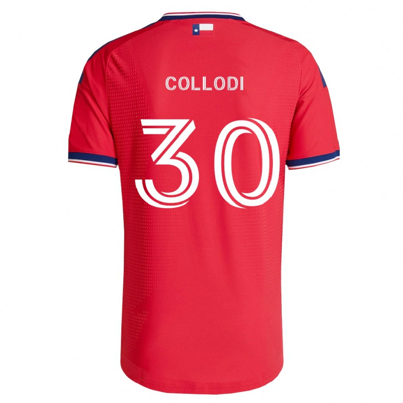 Danxen Dámské Michael Collodi #30 Červená Modrá Bílá Domů Hráčské Dresy 2026/27 Dres