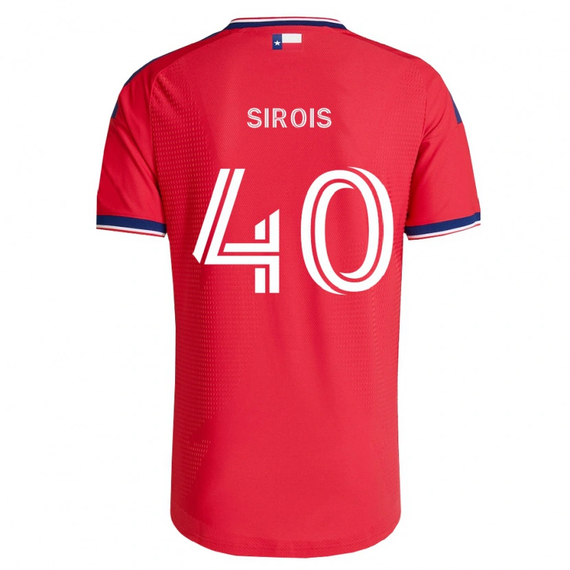 Danxen Dámské Jonathan Sirois #40 Červená Modrá Bílá Domů Hráčské Dresy 2026/27 Dres