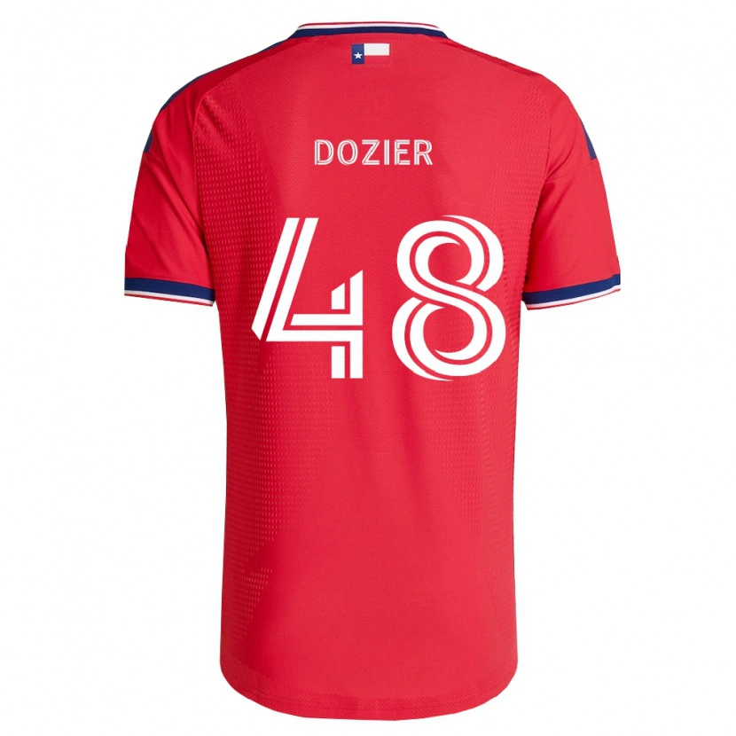 Danxen Dámské Jonathon Dozier #48 Červená Modrá Bílá Domů Hráčské Dresy 2026/27 Dres