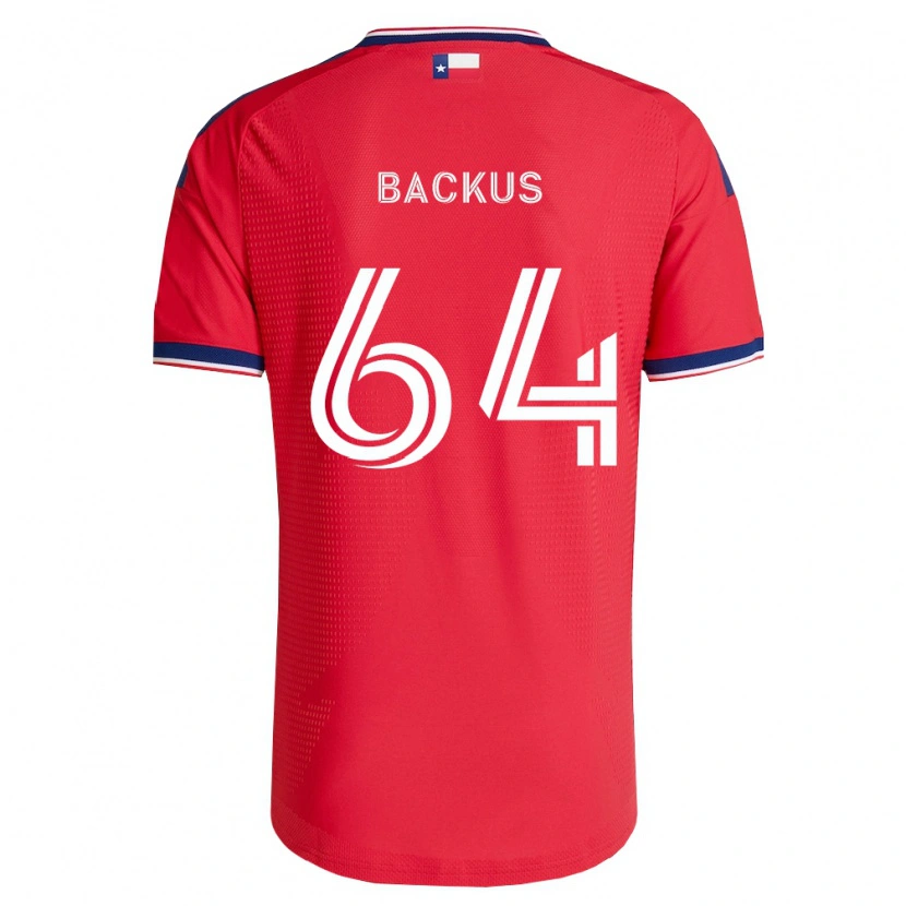 Danxen Dámské Braeden Backus #64 Červená Modrá Bílá Domů Hráčské Dresy 2026/27 Dres