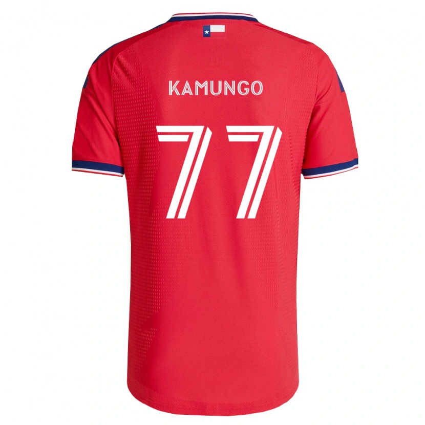 Danxen Dámské Bernard Kamungo #77 Červená Modrá Bílá Domů Hráčské Dresy 2026/27 Dres