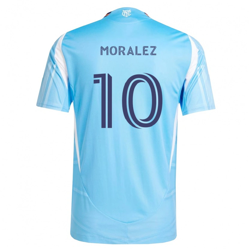 Danxen Dámské Maxi Moralez #10 Nebesky Modrá Bílá Domů Hráčské Dresy 2026/27 Dres