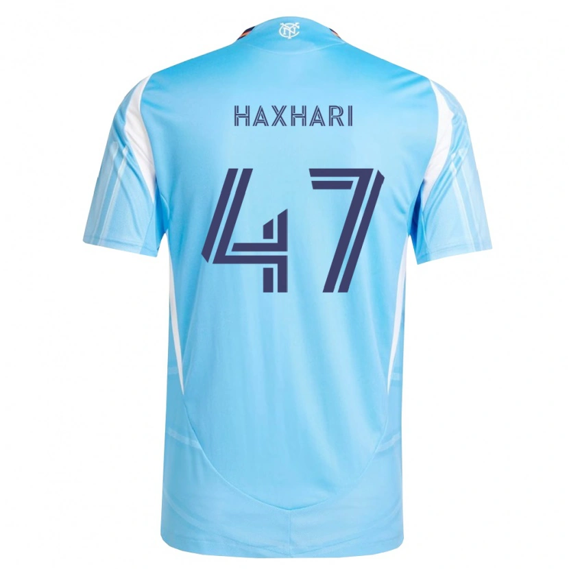 Danxen Dámské Klevis Haxhari #47 Nebesky Modrá Bílá Domů Hráčské Dresy 2026/27 Dres