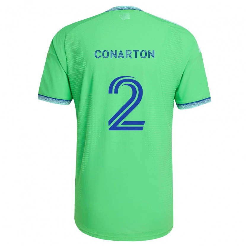Danxen Dámské Alyssa Conarton #2 Zelená Světle Modrá Domů Hráčské Dresy 2026/27 Dres