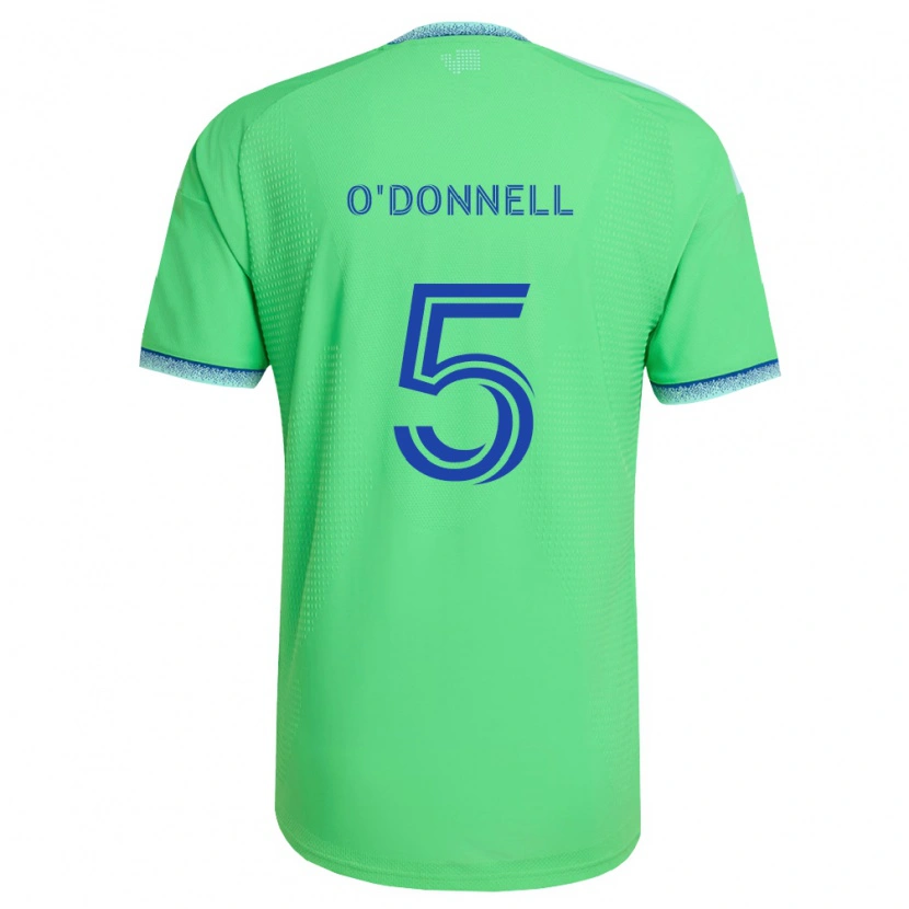 Danxen Dámské Kristina O'donnell #5 Zelená Světle Modrá Domů Hráčské Dresy 2026/27 Dres