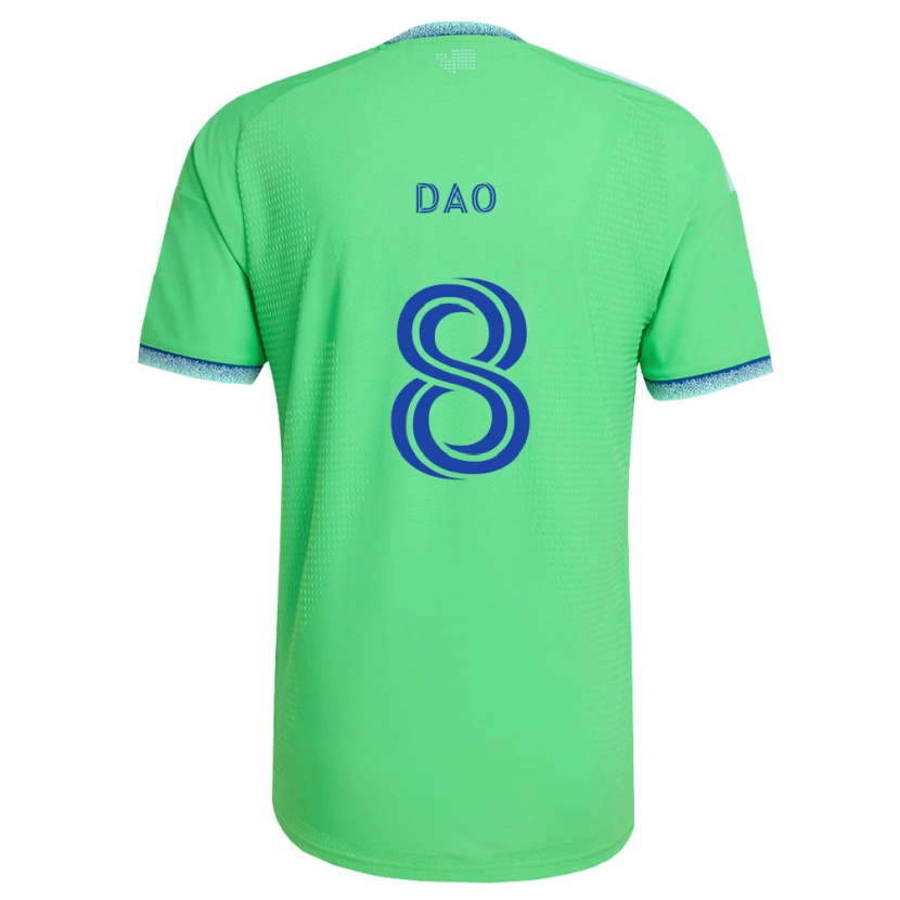 Danxen Dámské Kaylee Dao #8 Zelená Světle Modrá Domů Hráčské Dresy 2026/27 Dres