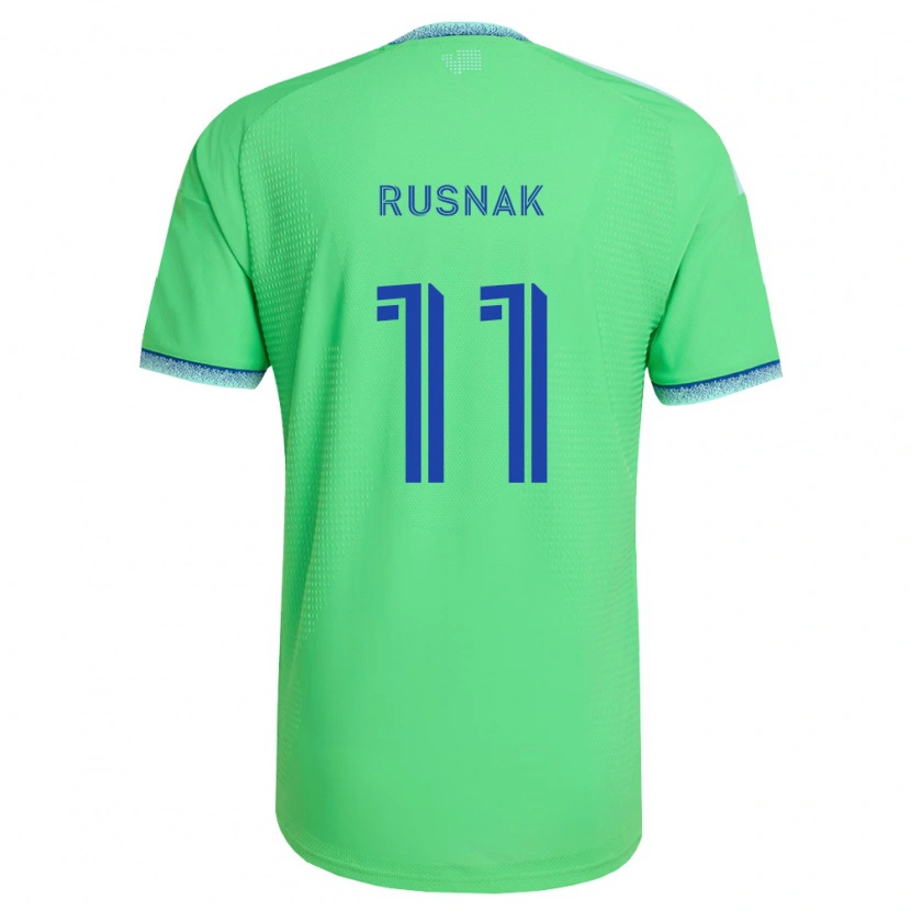 Danxen Dámské Albert Rusnák #11 Zelená Světle Modrá Domů Hráčské Dresy 2026/27 Dres