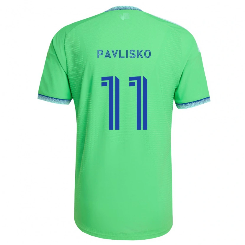 Danxen Dámské Kirsten Pavlisko #11 Zelená Světle Modrá Domů Hráčské Dresy 2026/27 Dres