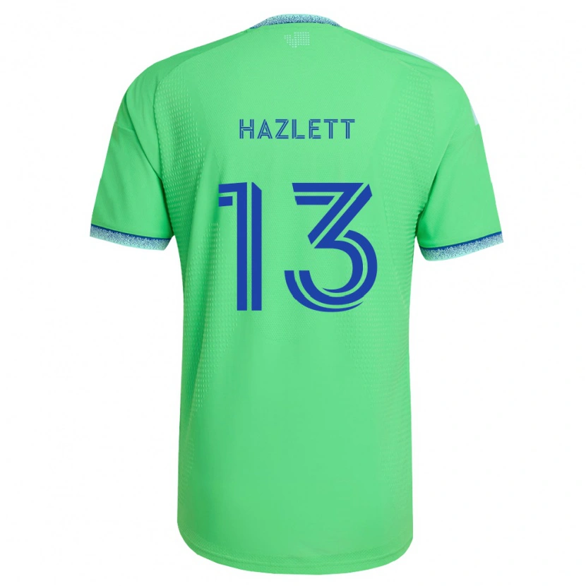 Danxen Dámské Kimberly Hazlett #13 Zelená Světle Modrá Domů Hráčské Dresy 2026/27 Dres