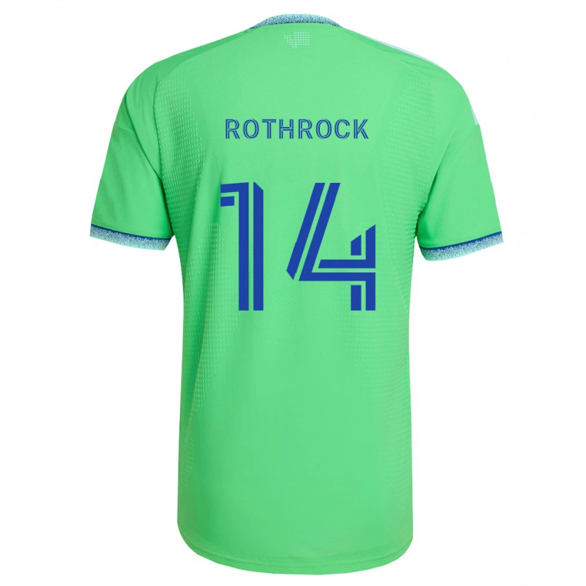Danxen Dámské Paul Rothrock #14 Zelená Světle Modrá Domů Hráčské Dresy 2026/27 Dres