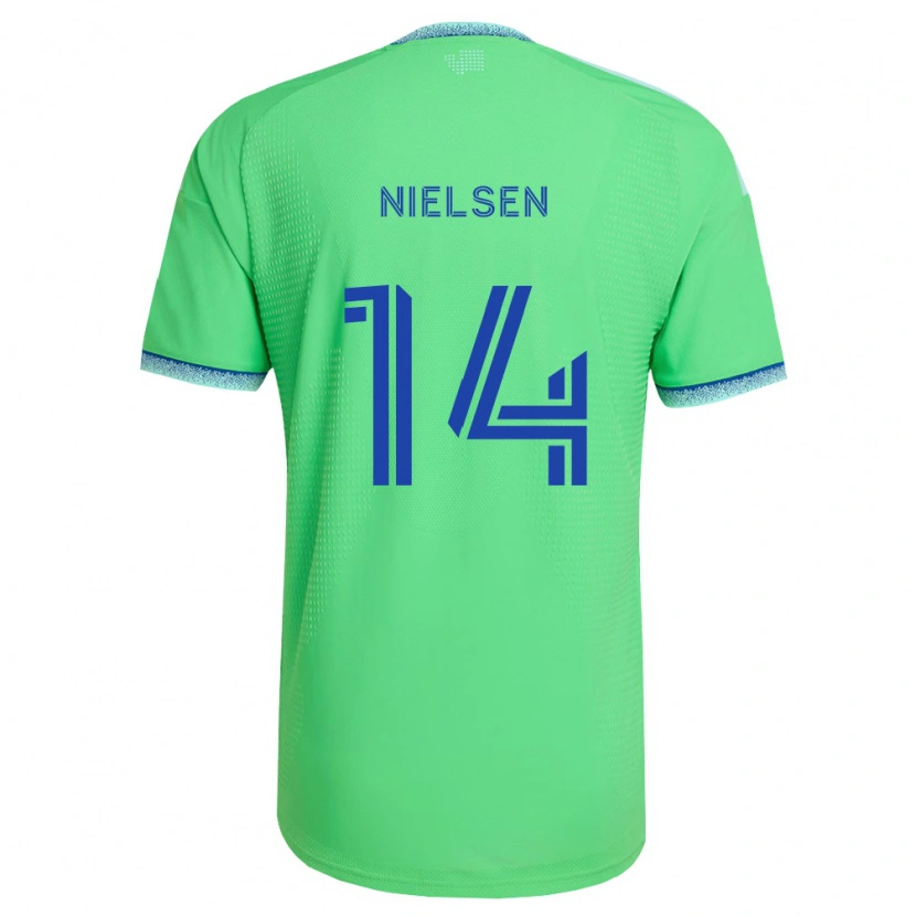 Danxen Dámské Taylor Nielsen #14 Zelená Světle Modrá Domů Hráčské Dresy 2026/27 Dres