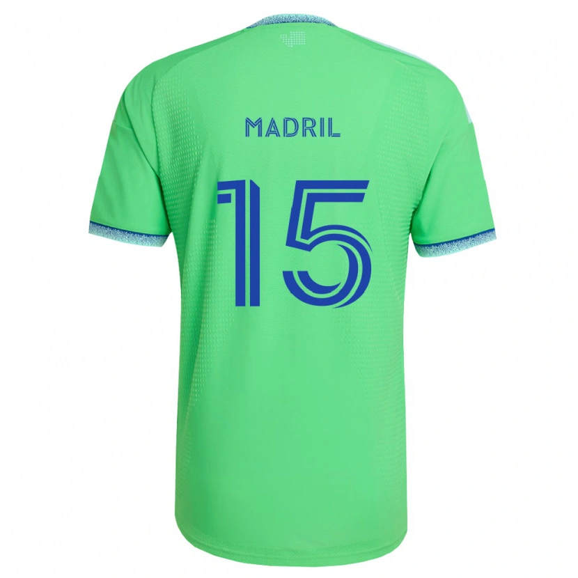 Danxen Dámské Emily Madril #15 Zelená Světle Modrá Domů Hráčské Dresy 2026/27 Dres