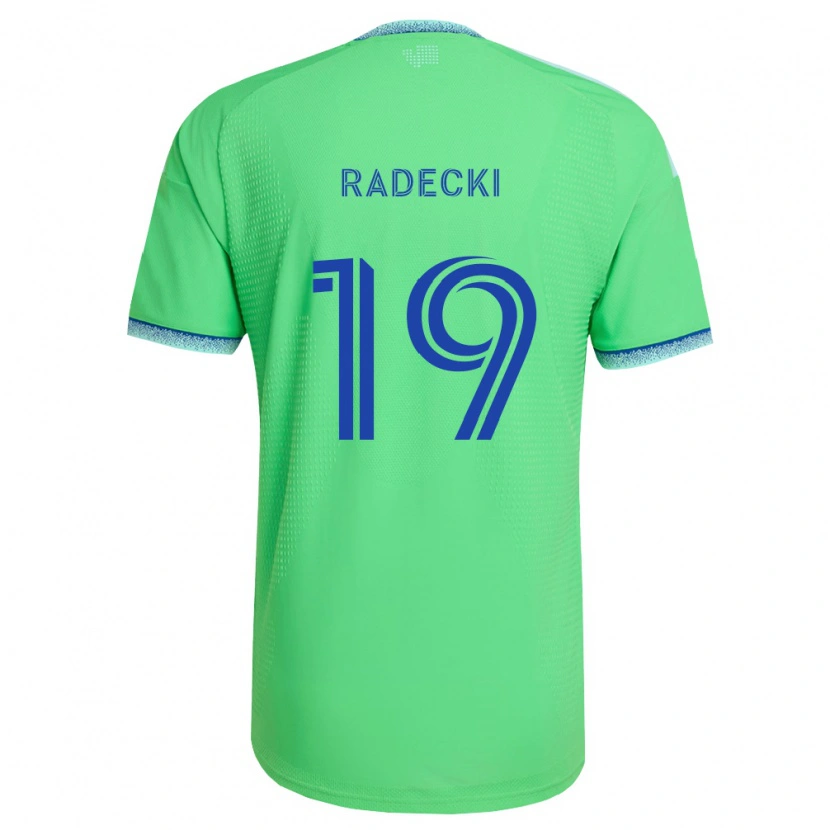 Danxen Dámské Taylor Radecki #19 Zelená Světle Modrá Domů Hráčské Dresy 2026/27 Dres