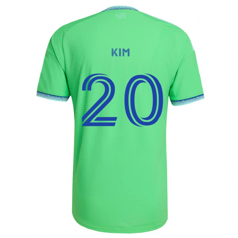 Danxen Dámské Kee-Hee Kim #20 Zelená Světle Modrá Domů Hráčské Dresy 2026/27 Dres