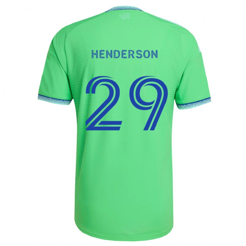 Danxen Dámské Anna Henderson #29 Zelená Světle Modrá Domů Hráčské Dresy 2026/27 Dres