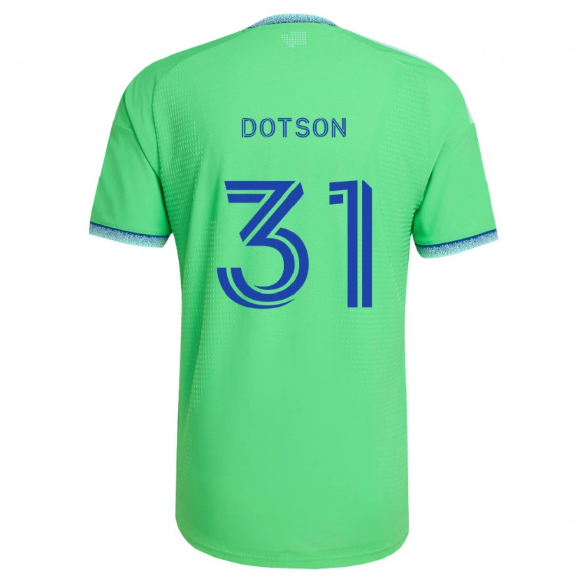 Danxen Dámské Hassani Dotson #31 Zelená Světle Modrá Domů Hráčské Dresy 2026/27 Dres