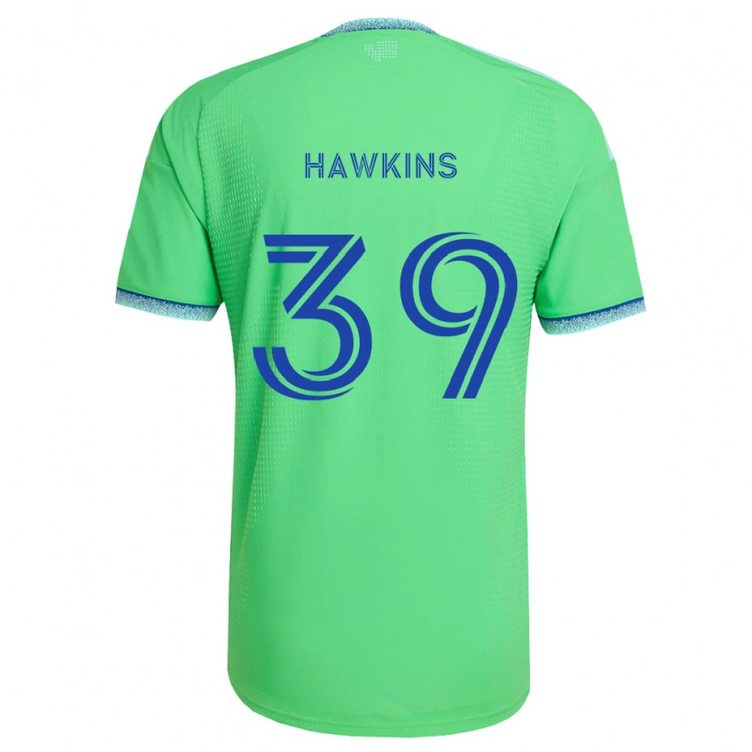 Danxen Dámské Stuart Hawkins #39 Zelená Světle Modrá Domů Hráčské Dresy 2026/27 Dres