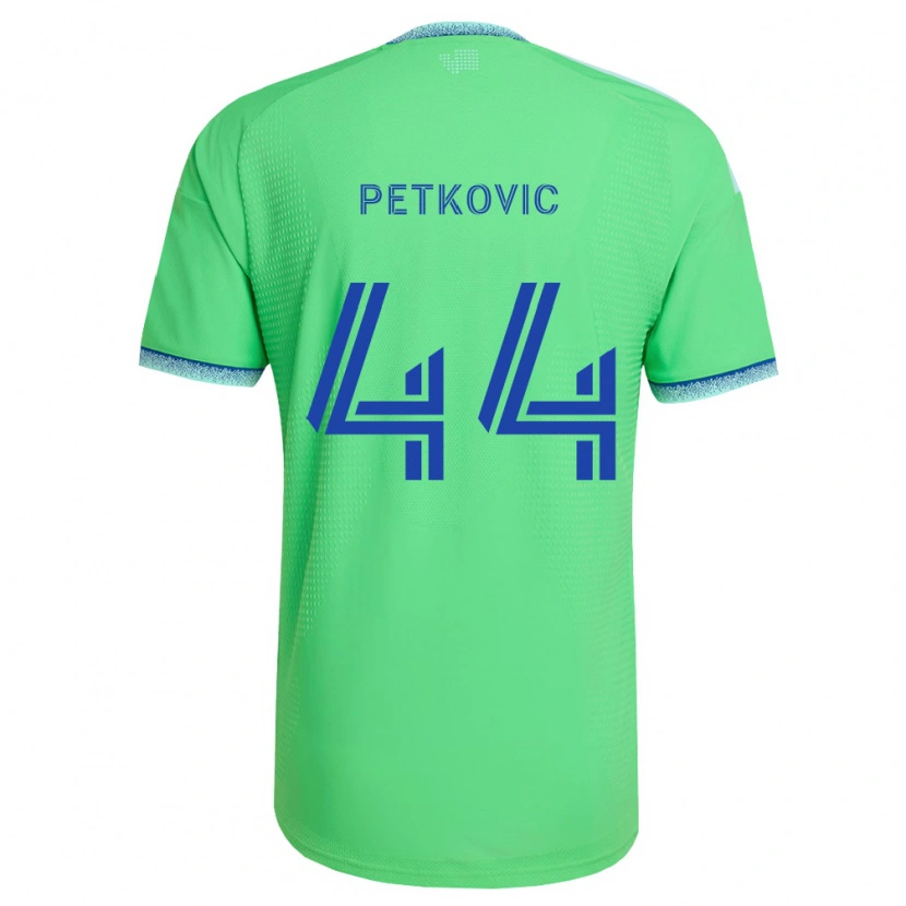 Danxen Dámské Nikola Petković #44 Zelená Světle Modrá Domů Hráčské Dresy 2026/27 Dres