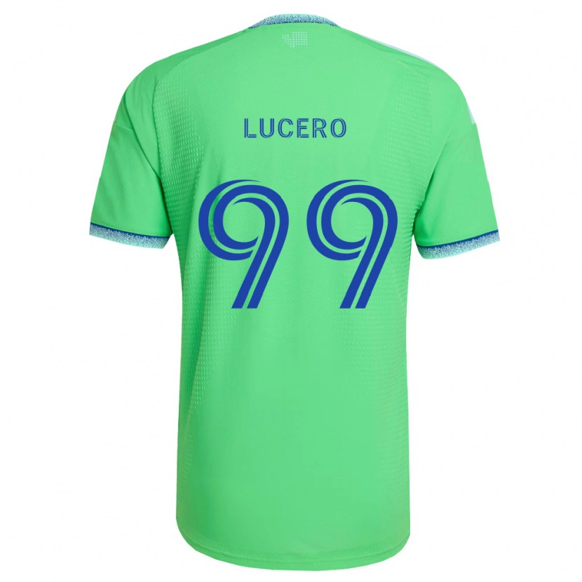 Danxen Dámské Landon Lucero #99 Zelená Světle Modrá Domů Hráčské Dresy 2026/27 Dres