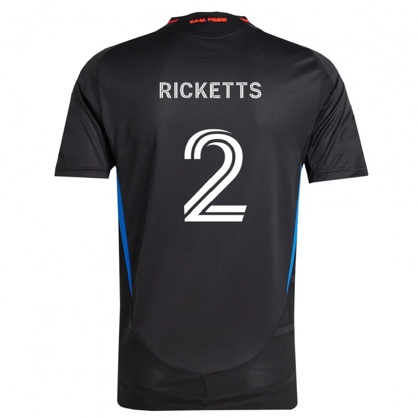 Danxen Dámské Jamar Ricketts #2 Modrá Bílá Černá Domů Hráčské Dresy 2026/27 Dres