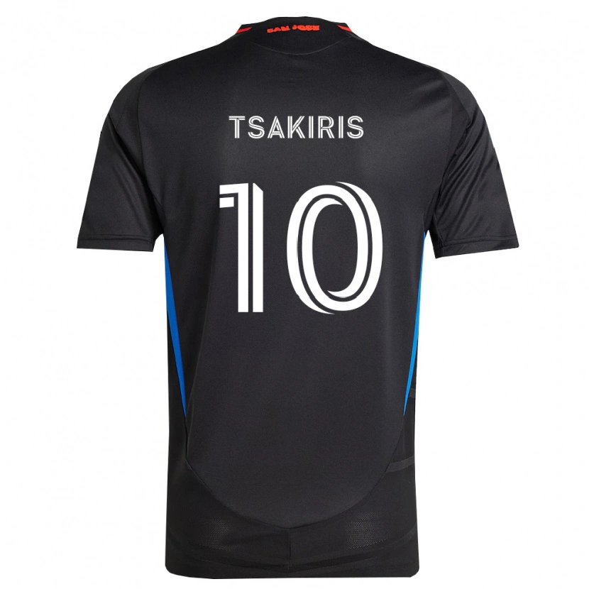 Danxen Dámské Niko Tsakiris #10 Modrá Bílá Černá Domů Hráčské Dresy 2026/27 Dres