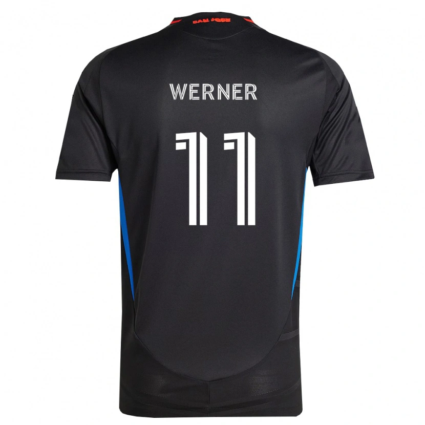Danxen Dámské Timo Werner #11 Modrá Bílá Černá Domů Hráčské Dresy 2026/27 Dres