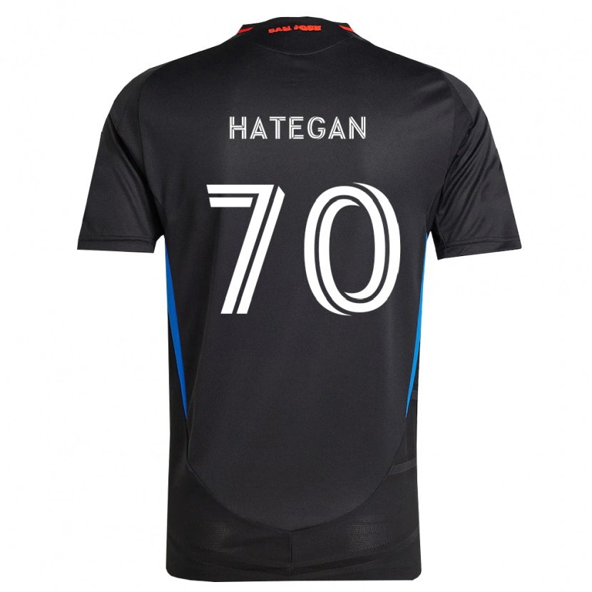 Danxen Dámské Roberto Hategan #70 Modrá Bílá Černá Domů Hráčské Dresy 2026/27 Dres