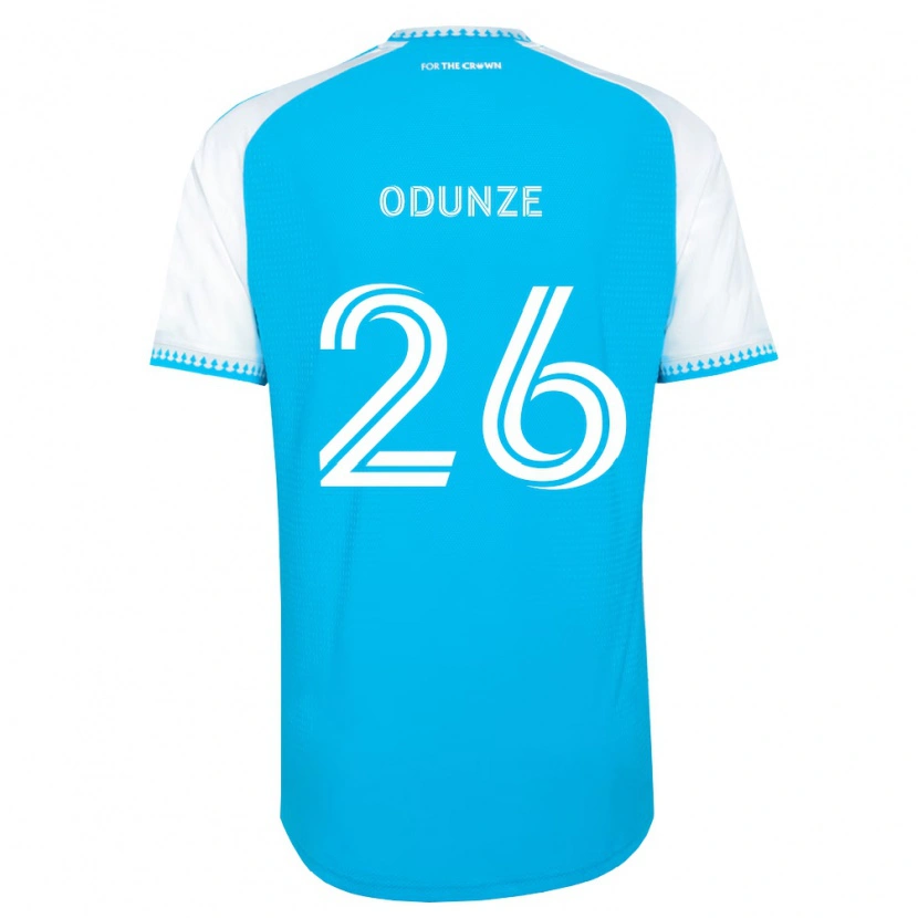 Danxen Dámské Chituru Odunze #26 Nebesky Modrá Bílá Černá Domů Hráčské Dresy 2026/27 Dres