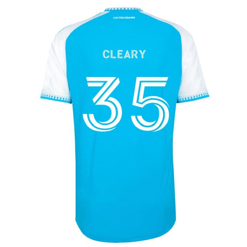 Danxen Dámské Will Cleary #35 Nebesky Modrá Bílá Černá Domů Hráčské Dresy 2026/27 Dres