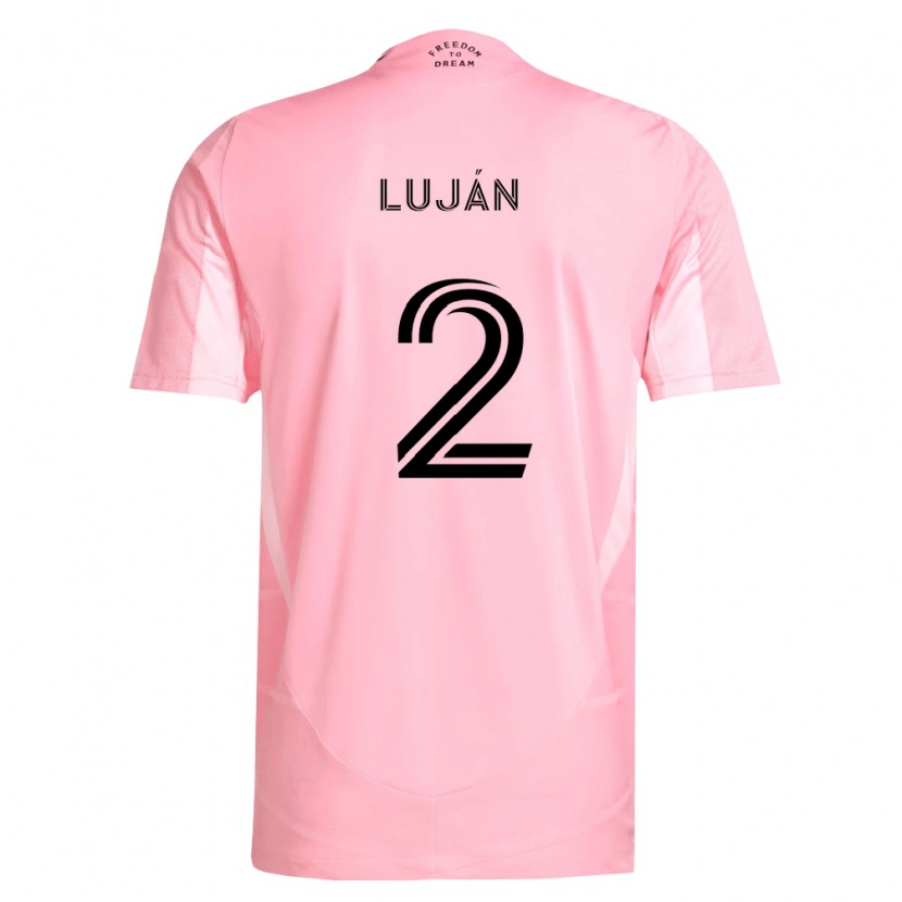 Danxen Dámské Gonzalo Luján #2 Růžová Černá Domů Hráčské Dresy 2026/27 Dres