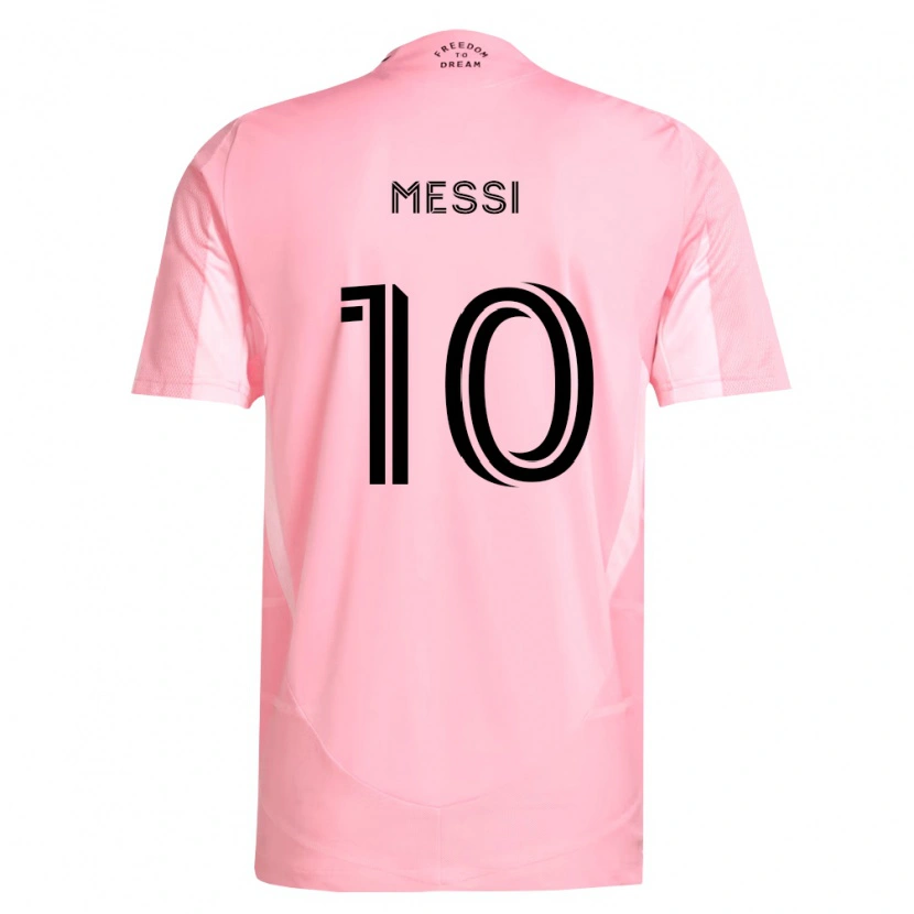 Danxen Dámské Lionel Messi #10 Růžová Černá Domů Hráčské Dresy 2026/27 Dres