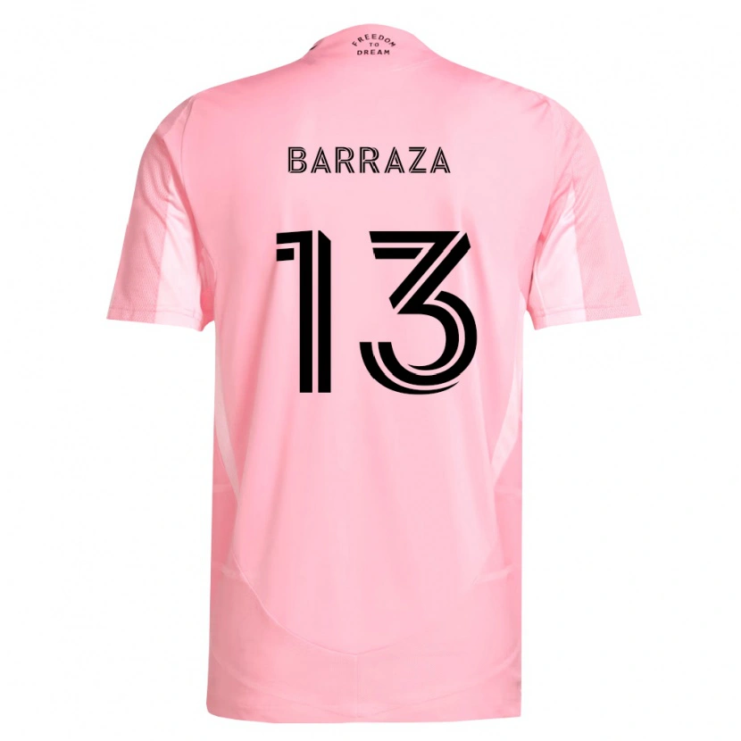 Danxen Dámské Luis Barraza #13 Růžová Černá Domů Hráčské Dresy 2026/27 Dres