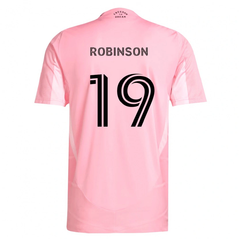 Danxen Dámské Robbie Robinson #19 Růžová Černá Domů Hráčské Dresy 2026/27 Dres