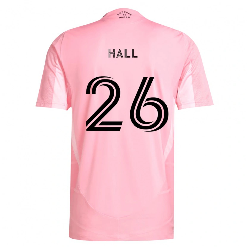 Danxen Dámské Tyler Hall #26 Růžová Černá Domů Hráčské Dresy 2026/27 Dres